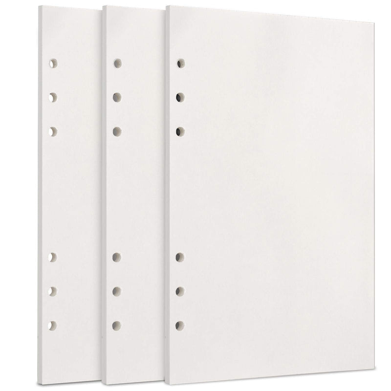 [Australia - AusPower] - A5 Refill Paper, [3 Pack] Toplive 100GSM Thick Refillable Paper 6 Hole Filler Inserts Loose Leaf Paper 135 Sheets (270 Pages) for 6 Ring Binder Journal Notebook-Blank Paper Blank Paper A5 