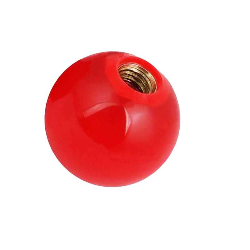 [Australia - AusPower] - Ball Knob Inner 10mm Dia Thread Hole 40mm Diameter Red Plastic Ball Bakelite Thread Knob?5Pcs 10X40mm? 