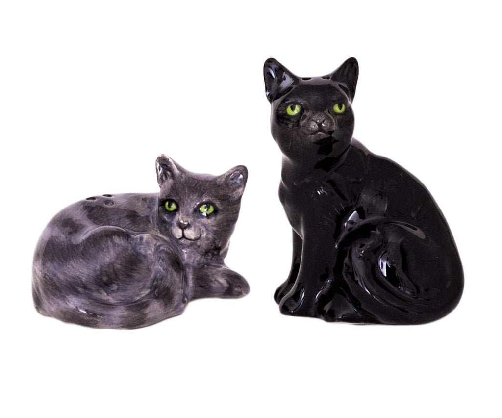 [Australia - AusPower] - Blue Sky Ceramics Black Cat Salt & Pepper Set, Multi (17530) 
