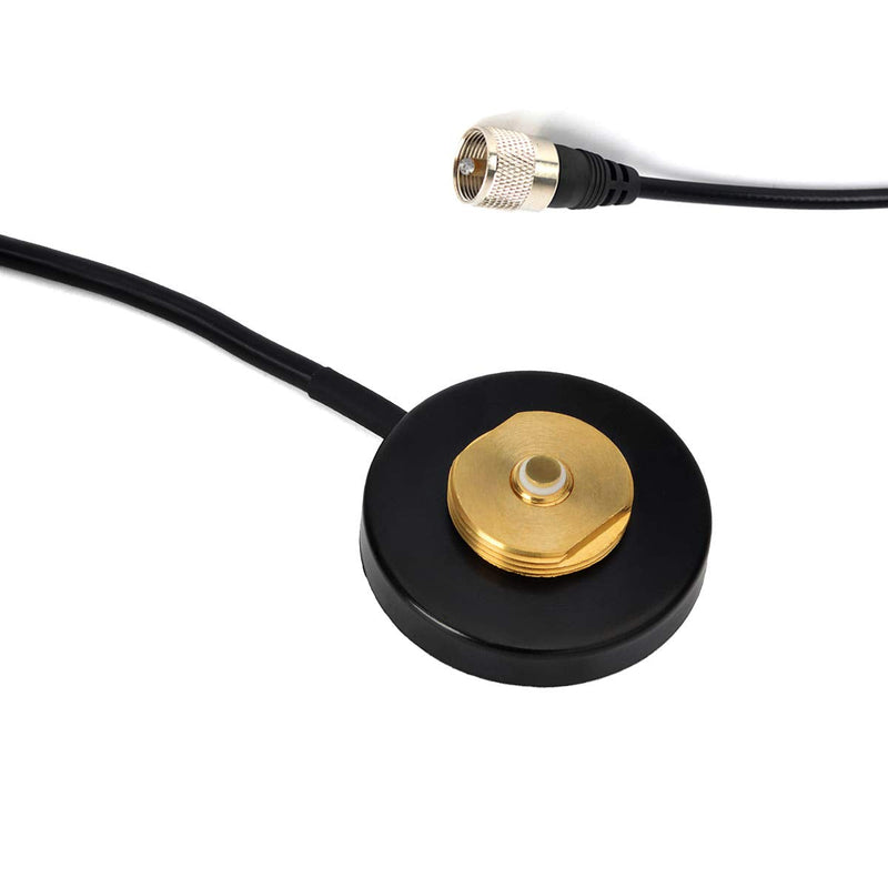 [Australia - AusPower] - UAYESOK Mini NMO Mount Magnetic Base W/5M Low Loss Coax Cable for NMO Mobile Antennas 