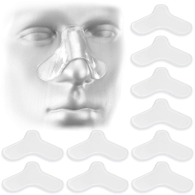 [Australia - AusPower] - 10 Pack Nasal Pads for CPAP Mask - CPAP Nose Pads - CPAP Supplies for CPAP Machine - Sleep Apnea Mask Comfort Pad - Custom Design & Can Be Trimmed to Size - CPAP Cushions for Most Masks 