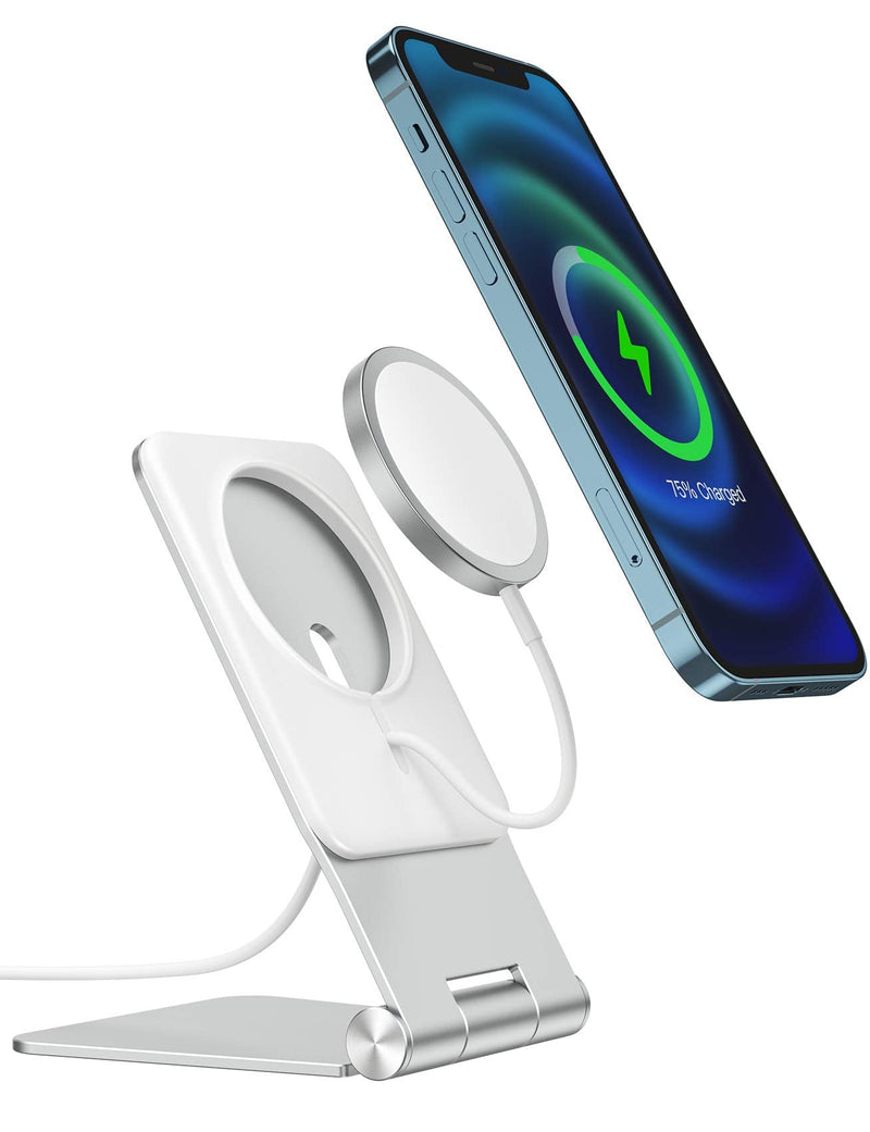 [Australia - AusPower] - GIKERSY Phone Stand for MagSafe Charger,Foldable Aluminum Charging Dock Holder Cradle for Desk,Compatible with iPhone 13,13 Pro,13 Mini,12 Mini,12,12 Pro,12 Pro Max [MagSafe is Not Included] 