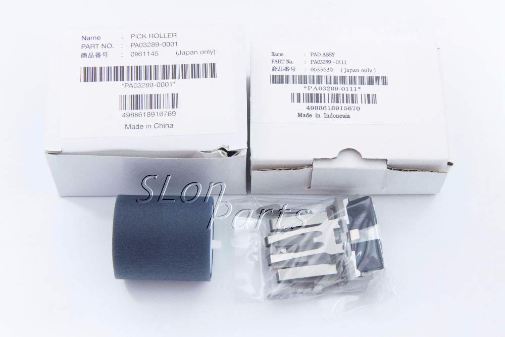 [Australia - AusPower] - SLON PA03360-0001 PA03360-0002 Pickup Roller & Separation Pad Assembly Compatible with Fujitsu S510M S510 S500M S500 fi-5110EOXM fi-5110EOX2 fi-5110EOX fi-5110C 