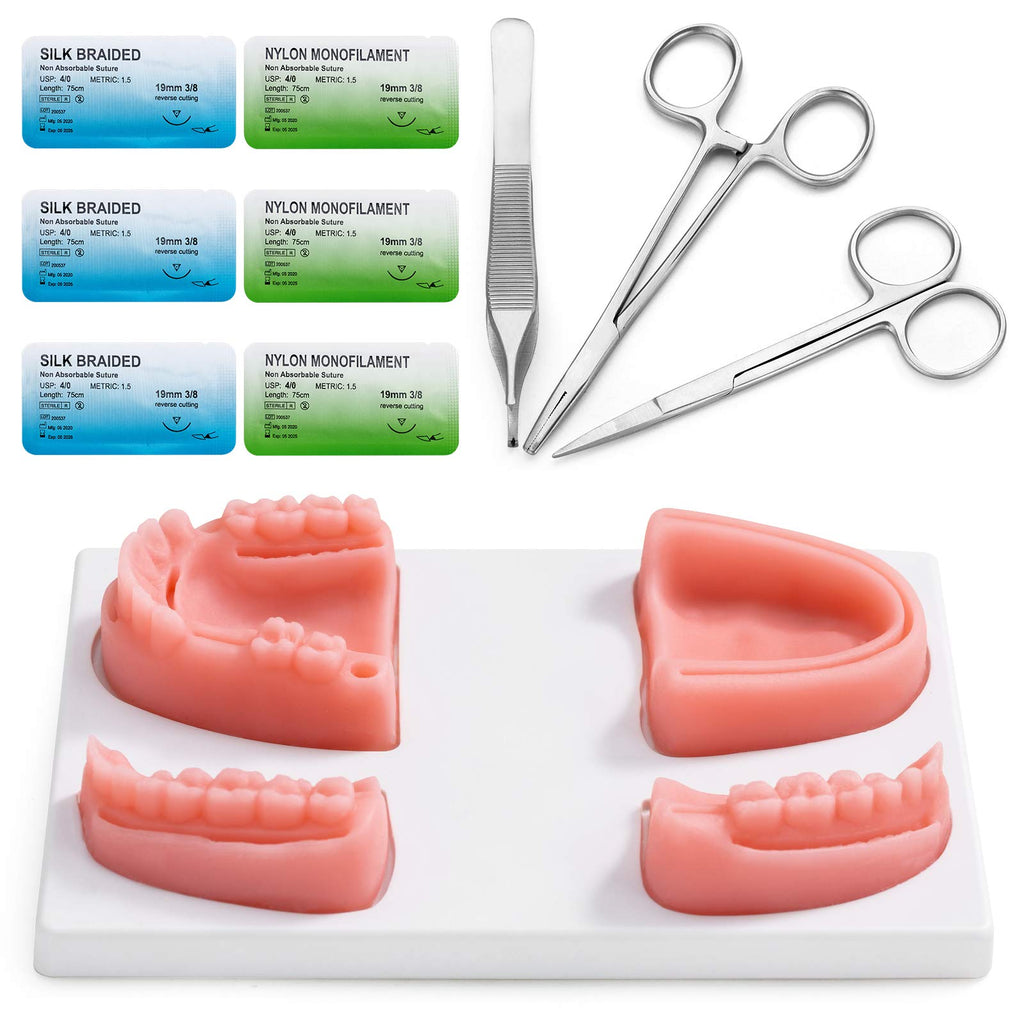[Australia - AusPower] - Ultrassist Dental Suture Training Kit, Dental Suture Practice Kit for Gum Cutting & Gingival Suturing, Best Dental Suture Practice Pads for Dental School Students (Training USE ONLY) 