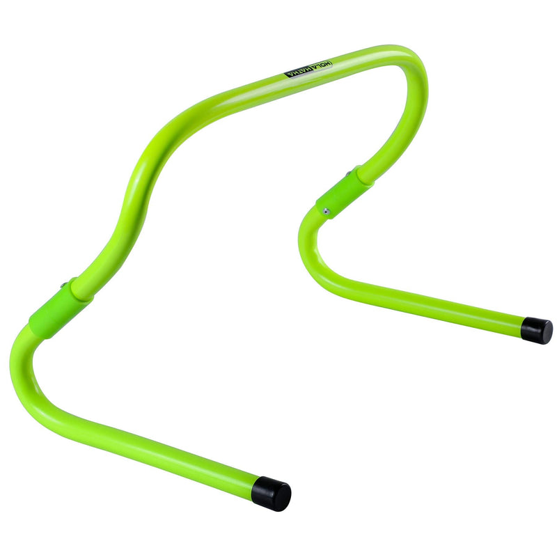 [Australia - AusPower] - HolaHatha Football and Soccer Training Sports Equipment Speed Agility Hurdle 8 to 11.8” Height Adjustable, Easy Storage - Bright Green 