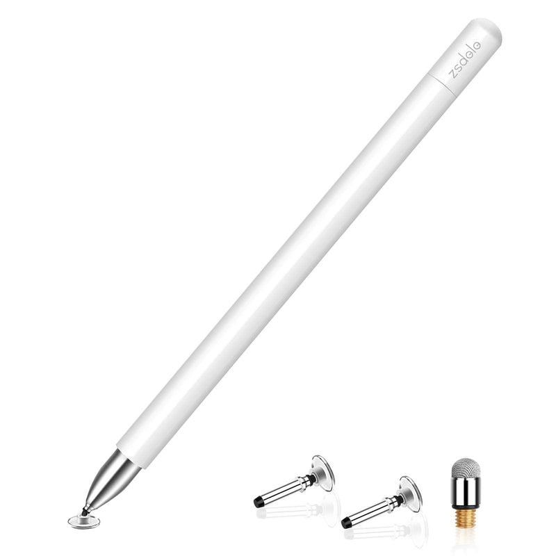 [Australia - AusPower] - Stylus Pen for iPad, 2-in-1 Capacitive Touchscreen Pencil Magnetic Cap, High Sensitivity & Fine Point Universal Stylus for iPhone/iPad Pro/Mini/Air/Android/Microsoft/and All Other Devices 