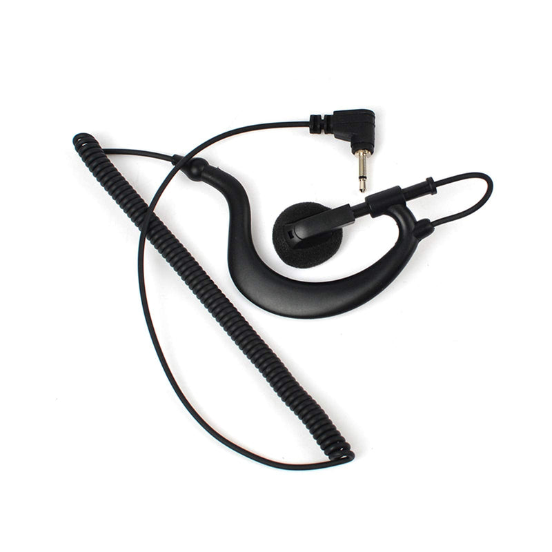 [Australia - AusPower] - UAYESOK 2.5mm Receive/Listen Only Earpiece Ear Hook Surveillance Kit Headset for 2 Way Radio, Radio Speaker Mic Jacks 