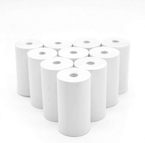 [Australia - AusPower] - 10pcs Thermal Paper For PAPERANG Portable Bluetooth Pocket,Non-Adhesive 57mm x 30mm Thermal Paper Roll For Mobile Printe Cash Register POS Receipt PeriPage A6 