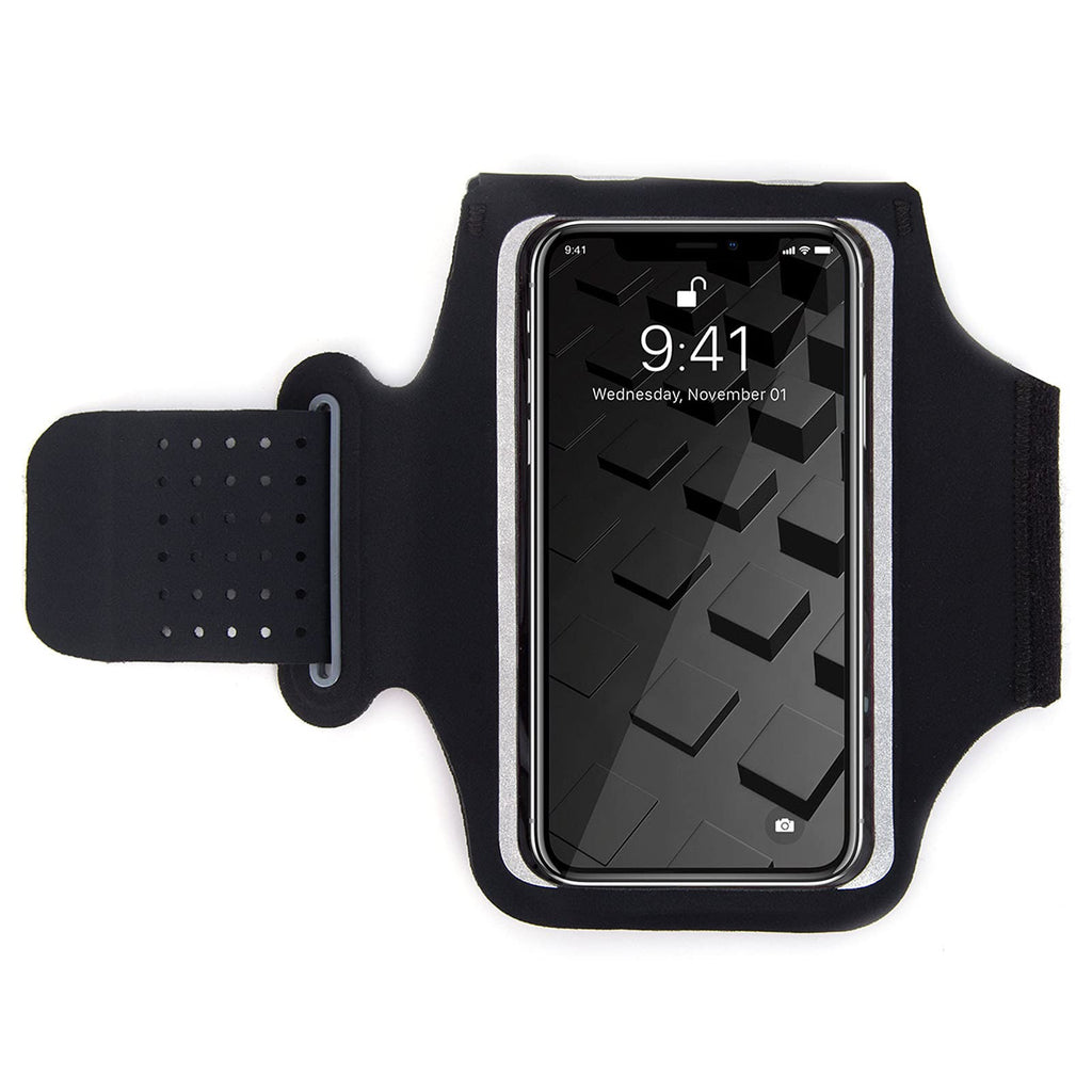 [Australia - AusPower] - Sports Armband Arm Case Holder with Fingerprint Touch.Cell Phone Arm Bands for Women, Men, Runners, Jogging, Cycling, Walking, Exercise & Gym Workout. Cell Case for iPhones, Galaxy 