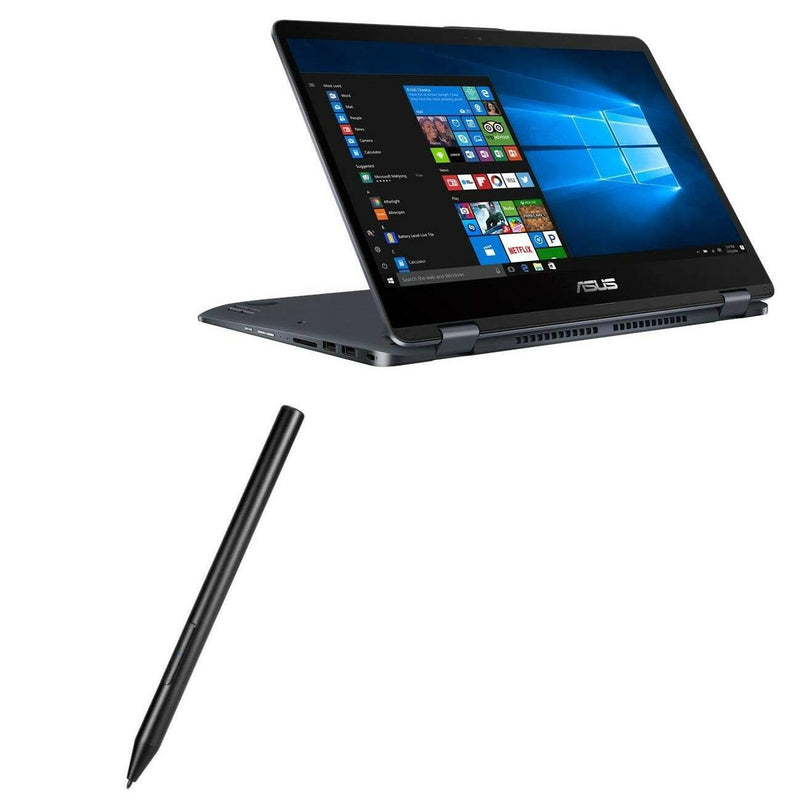 [Australia - AusPower] - BoxWave Stylus Pen for ASUS VivoBook Flip 14 (Stylus Pen by BoxWave) - ActiveStudio Active Stylus 2020, Electronic Stylus with Ultra Fine Tip for ASUS VivoBook Flip 14 - Jet Black 