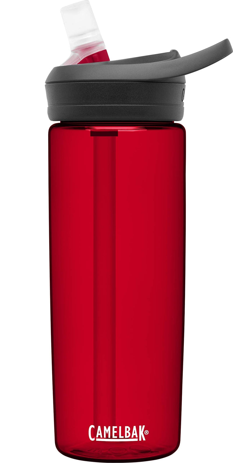 [Australia - AusPower] - CamelBak Eddy+ Water Bottle with Tritan Renew – Straw Top 20 Oz Cardinal 