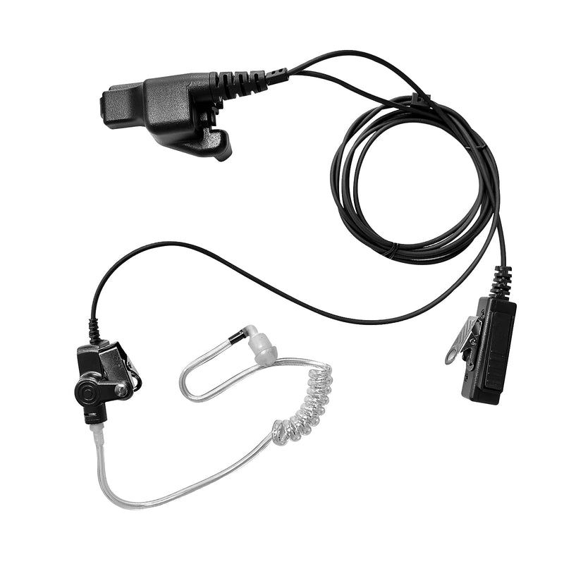 [Australia - AusPower] - JUYODE Pogo Pin Earpiece for Motorola Walkie Talkie Radio GP900 HT1000 MT1500 MT2000 MTX8000 MTX838 MTX900 MTX900 PR1500 XTS1500 XTS2500 with Acoustic Tube& Reinforced Cable and Noise Canceling Mic 
