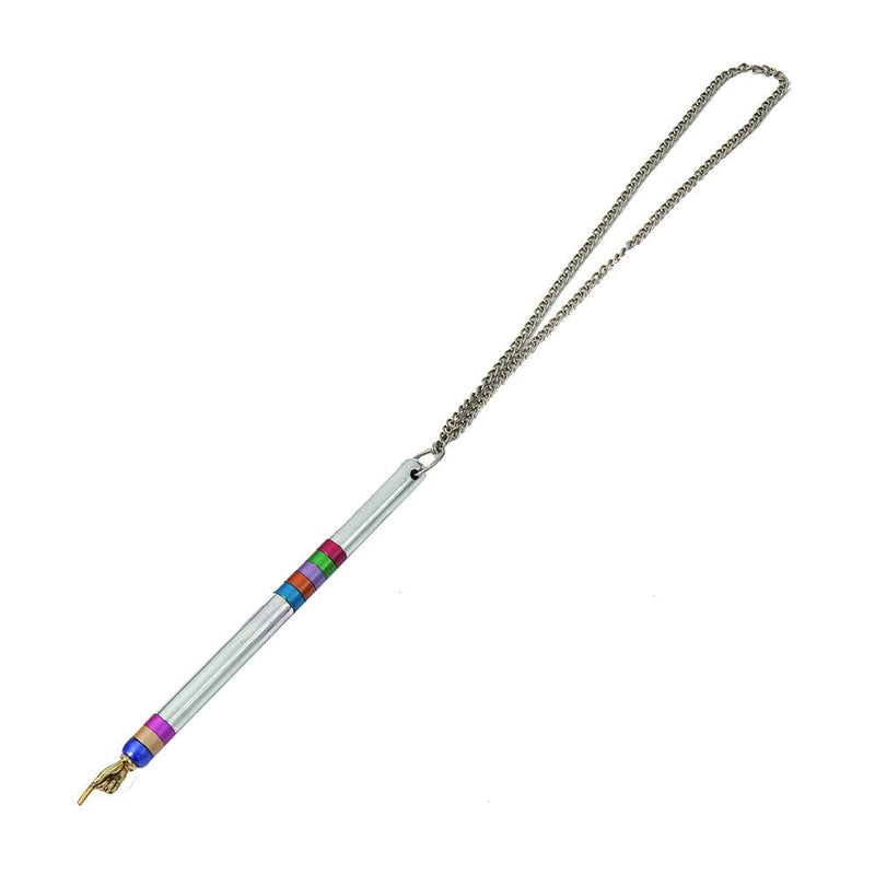 [Australia - AusPower] - Yair Emanuel Yad Torah Pointer Multi-Colored Rings Anodized Aluminum Judaica Gift TPB-1 