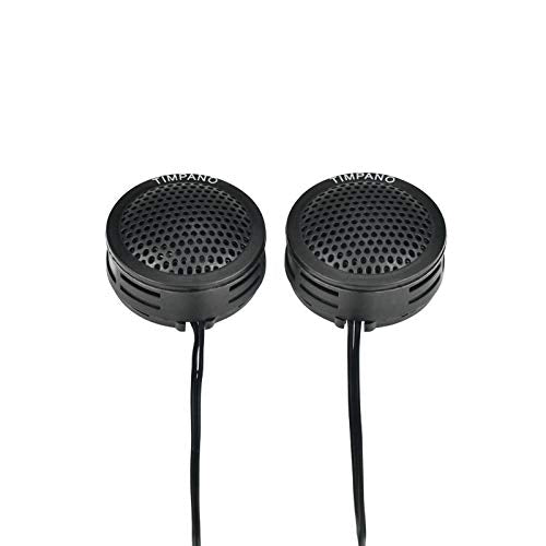 [Australia - AusPower] - Timpano TPT-ST1 Dome Tweeter, 1 Inch Tweeter Set for Car Audio, Angle or Surface Mount Tweeters, 4 Ohm Soft Dome 150 Watts Max Power Tweeter for Pro Car Audio (Pair) 