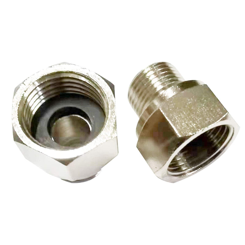 [Australia - AusPower] - YOUHO Delta Faucet 1/2 Female Pipe Thread by 3/8 Male Compression Brass Adapter, G3/8 to G1/2 pipe adapter 2 Piece Suitable for newer Kohler faucet 