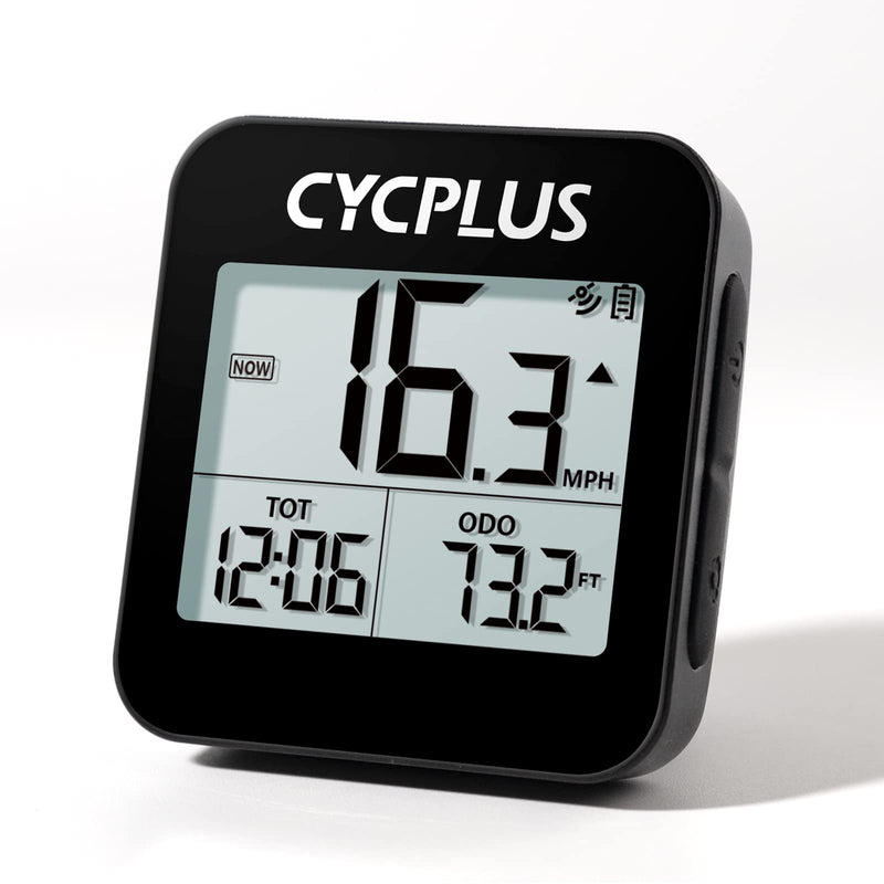 [Australia - AusPower] - CYCPLUS GPS Bike Computer, Wireless Cycling Computer with Automatic Backlight, Bicycle Speedometer Odometer with Waterproof and Lager Battery, Provide Professional Data Analysis 