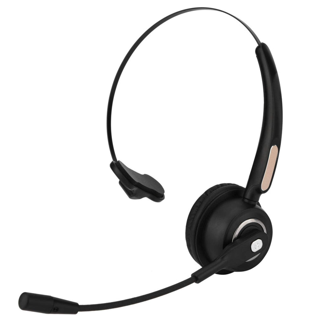 [Australia - AusPower] - Headset Call Center Wireless Bluetooth Headse with Mic 12 Hours Call Noise Cancelling Hi-Fi Stereo 