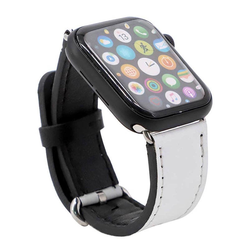 [Australia - AusPower] - Sublimation Large Watch Band Compatible with Apple Smart Watch (42/44mm) - DIY Print on Blank PU Leather by INNOSUB USA Large x1 