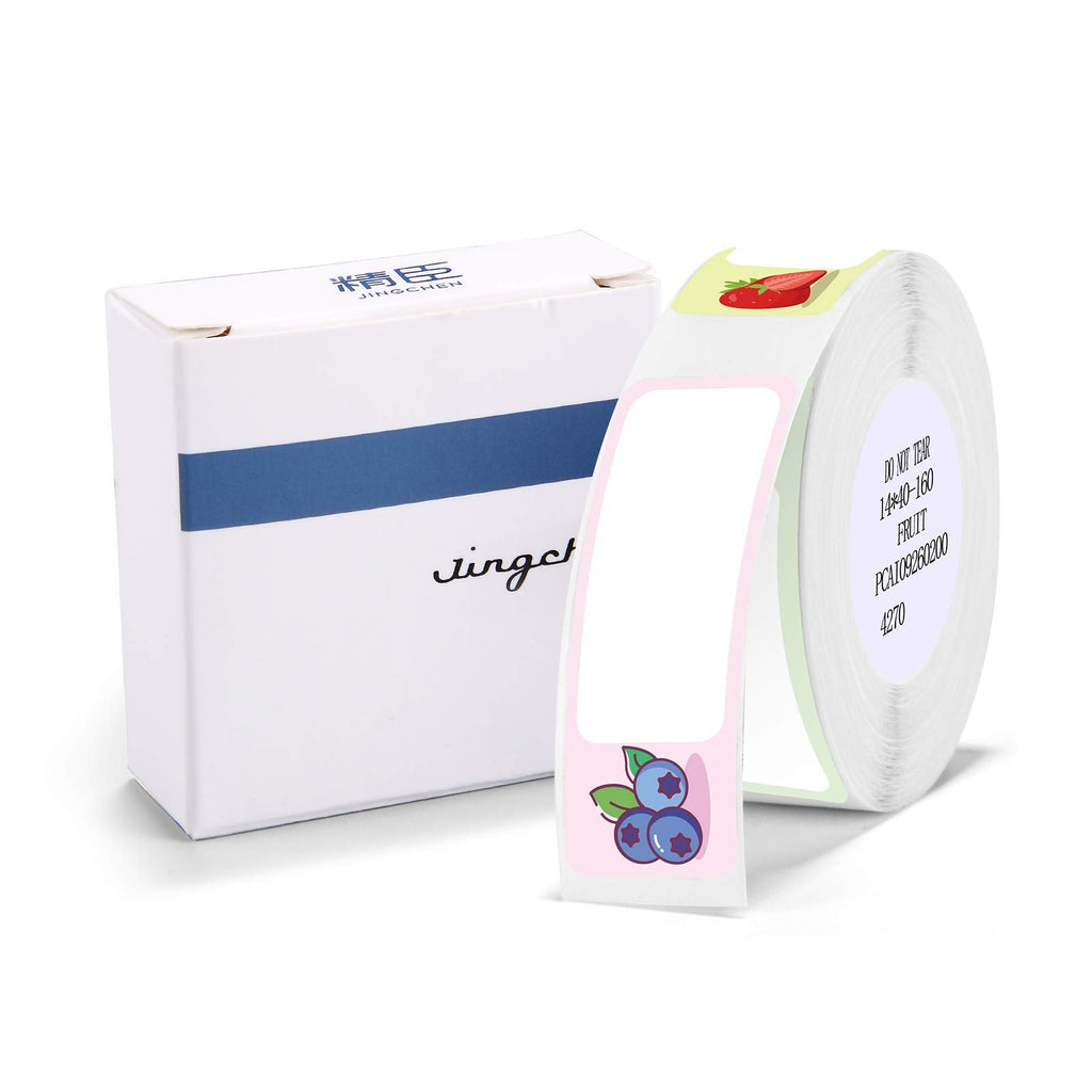 [Australia - AusPower] - NIIMBOT D11 Label Maker Tape Adapted Label Print Paper Standard Laminated Office Labeling Tape Replacement (Fruit) Fruit 