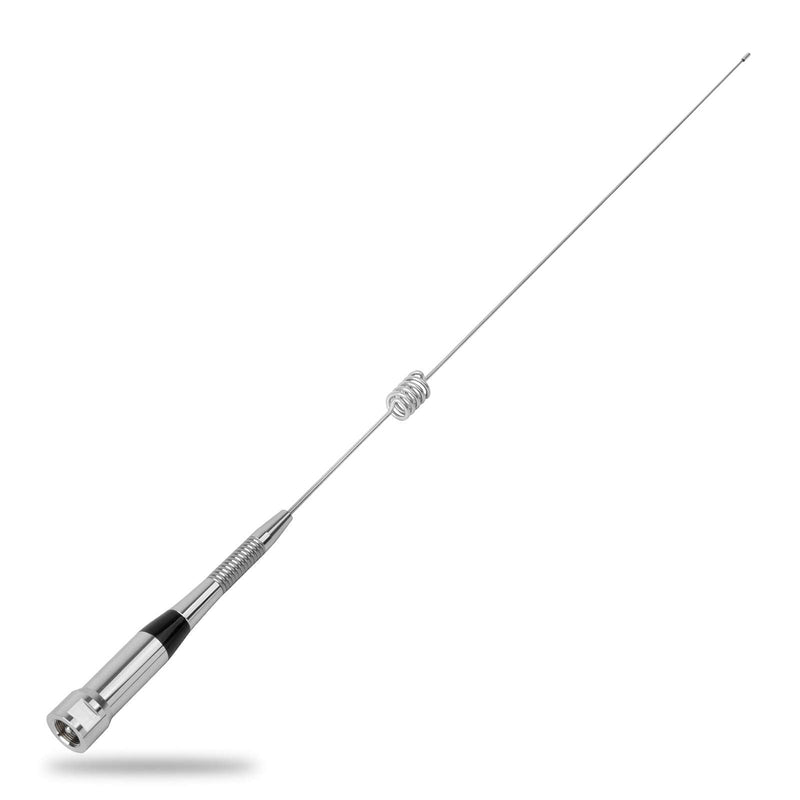 [Australia - AusPower] - HYS TC-VUM10A 31inch 785mm Dual Band 144/430Mhz 2Meter 70cm 200W 3/5dBi Stainless Steel Mobile Antenna PL259 (UHF-Male) Connector for Yaesu Motorola Midland Icom Ham Mobile Radio Transceiver 