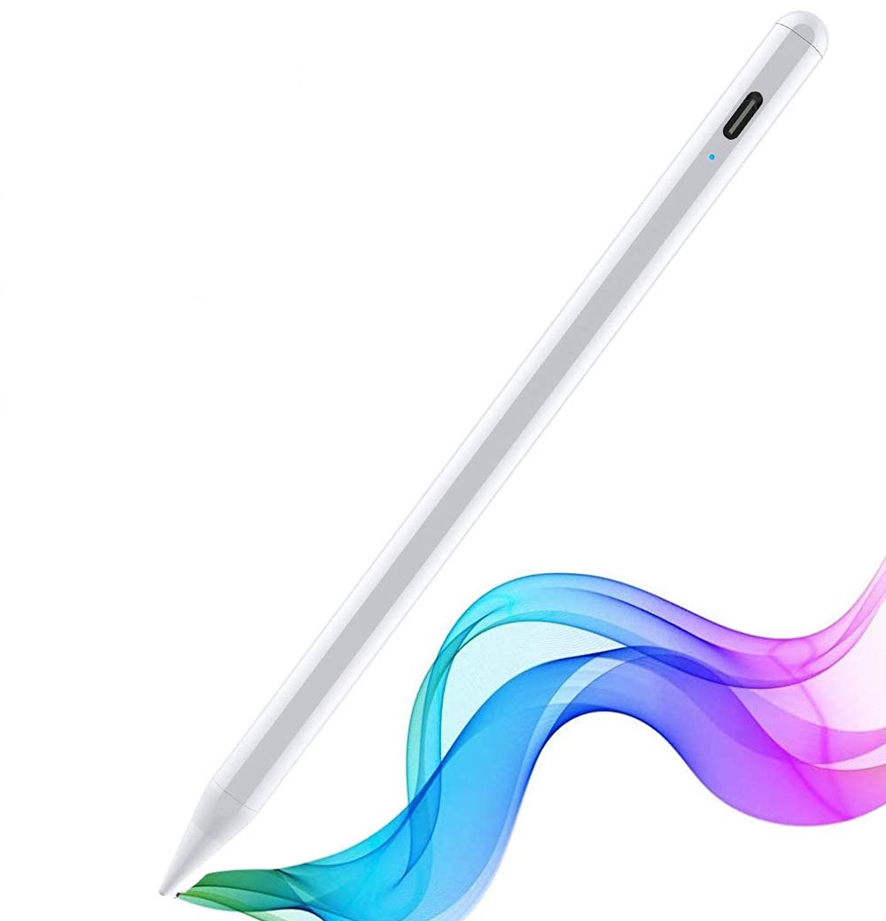 [Australia - AusPower] - Generies Brands HOTFFISH ipad Pencil Compatible with (2018-2020) Apple iPad 8th 7th 6th Gen/iPad Pro 11 inch & 12.9 inch/iPad Air 4th 3th Gen/iPad Mini 5th Gen, Stylus Pens for Touch Screens (White) White 
