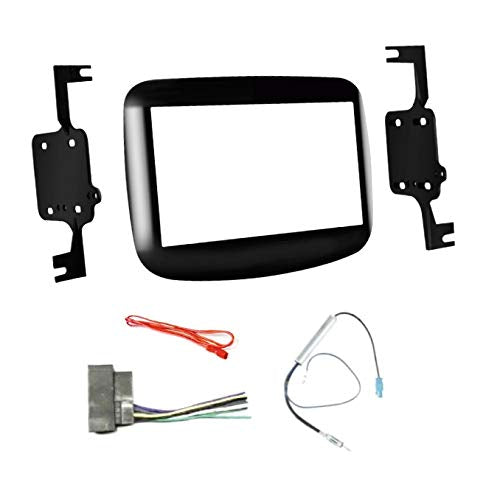 [Australia - AusPower] - Car Stereo Radio Install Dash Kit, Wire Harness, and Antenna Adapter to Install a Double Din Radio Made for 2013-2016 Dodge Dart - No Factory 8.4" Radio Vehicles - See More Below 