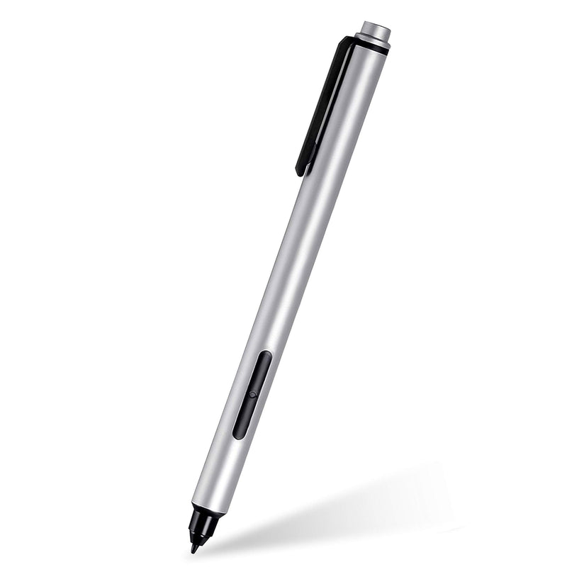 [Australia - AusPower] - Digital Pen for Surface, avedio links Stylus Pen Compatible with Surface Pro 7/6/5/4/3, Surface Go,Surface Book/Studio, 4096 Level Pressure Sensitivity with AAAA Battery (Silver) Silver 