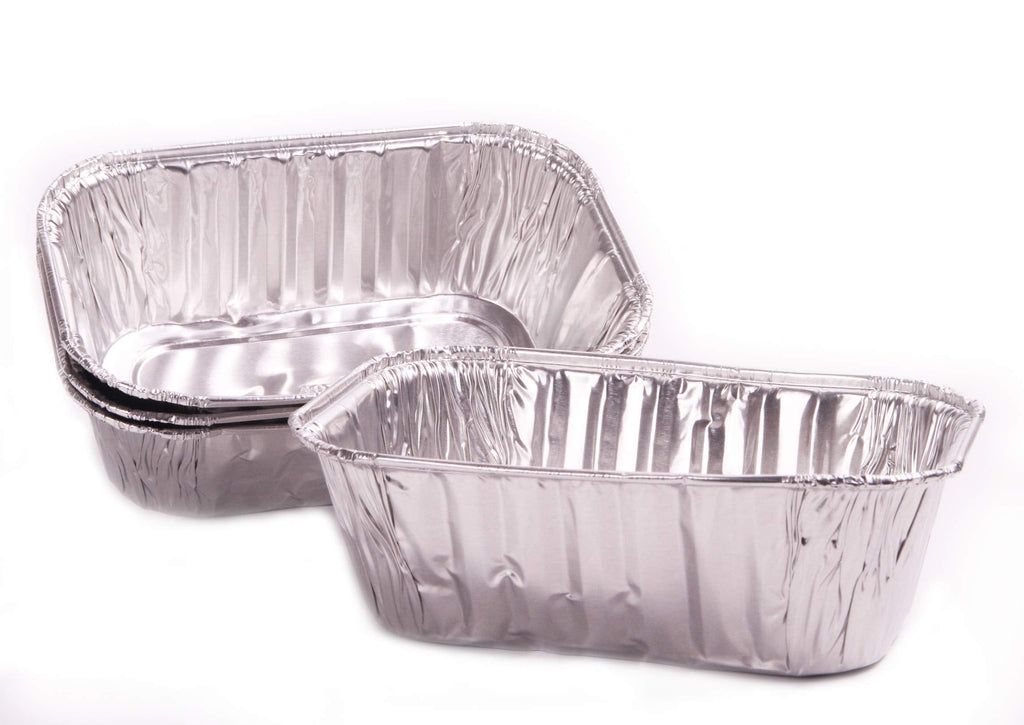 [Australia - AusPower] - Chef Grade, Extra Thick 6x4in 1Lb Foil Loaf Pans 10 Pack. Best Disposable, Bakeable Aluminum Tin Pan for Baking Bread, Small Meatloaf or Lemon Bundt Cake for Holiday Gifts, Bake Sales or Fundraisers 