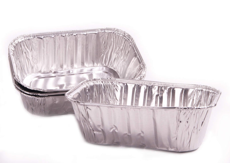 [Australia - AusPower] - Chef Grade, Extra Thick 6x4in 1Lb Foil Loaf Pans 25 Pack. Best Disposable, Bakeable Aluminum Tin Pan for Baking Bread, Small Meatloaf or Lemon Bundt Cake for Holiday Gifts, Bake Sales or Fundraisers 