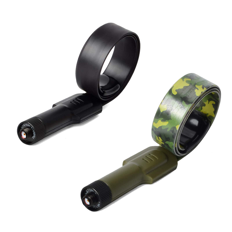 [Australia - AusPower] - HYS TC-771Q Dual Band 2meter 70cm 20inch 20W Mini Tactical Flexible Antenna SMA-Female for Baofeng UV-5R Series, UV-82 Series, BF-F8HP Kenwood Two Way Radio (Black & Camouflage) 