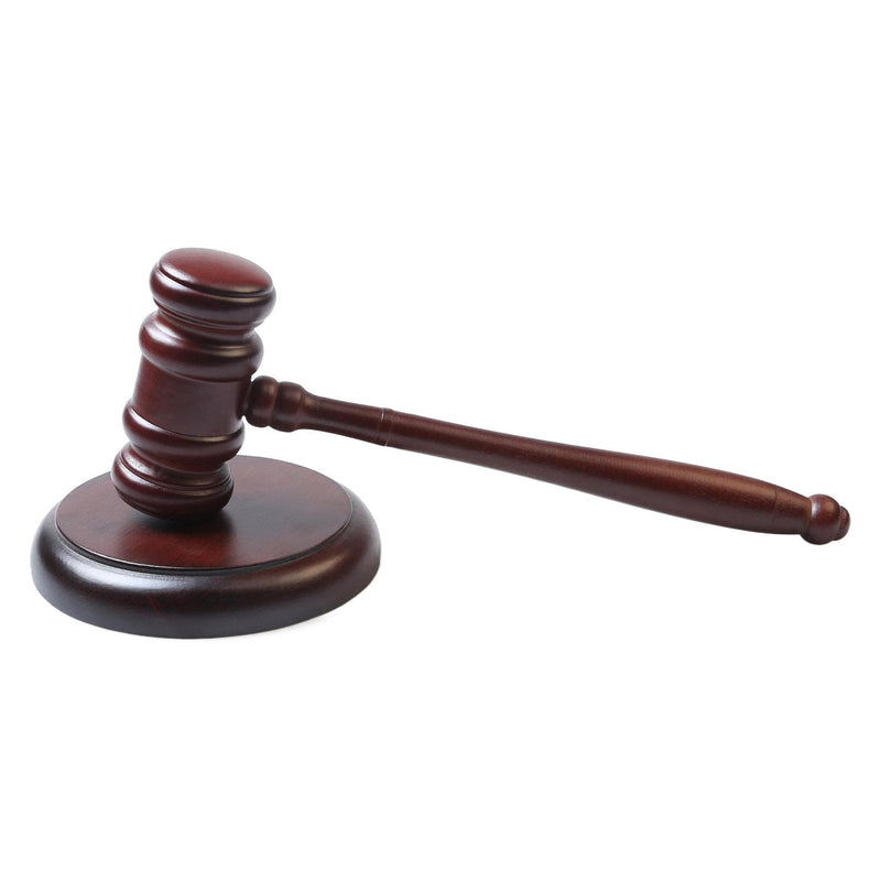 [Australia - AusPower] - Handmade Wooden Gavel and Block Perfect for Judge, Lawyer, Auction Court, Student 