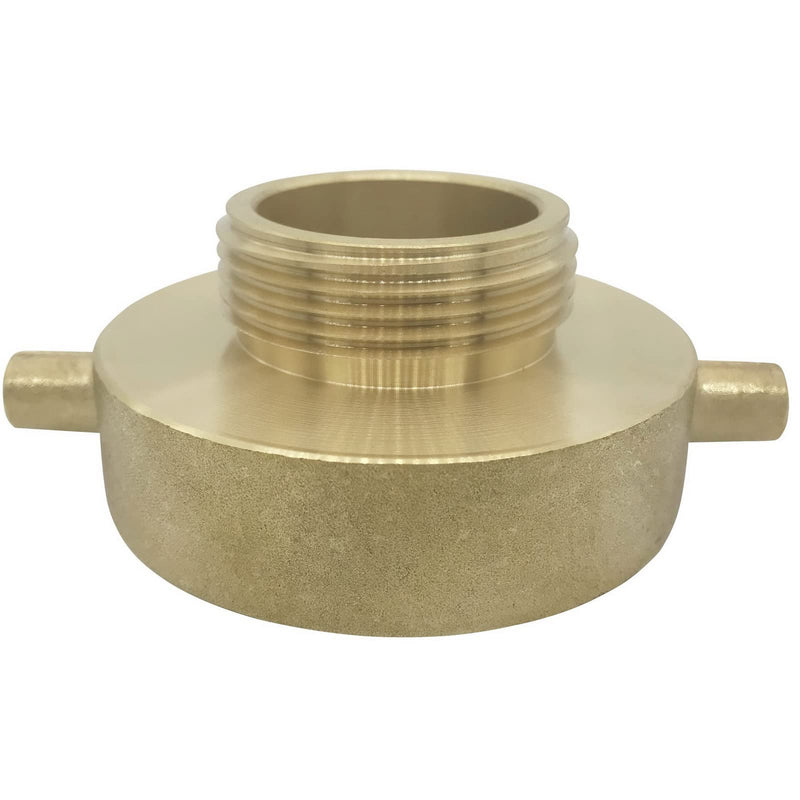[Australia - AusPower] - SpringSpray 2-1/2" NST (NH) Female x 1-1/2" NST (NH) Male Brass Fire Hydrant Adapter with Pin Lug Brass Fire Equipment 