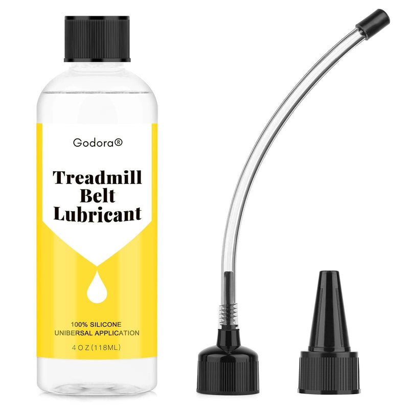 [Australia - AusPower] - 100% Silicone Treadmill Lubricant/Treadmill Lube, 4 Ounces Premium Silicone Oil for Treadmill Belt Lubrication, Easy to Apply Treadmill Belt Lubricant Oil, Suitable for Nearly All Type of Treadmills 