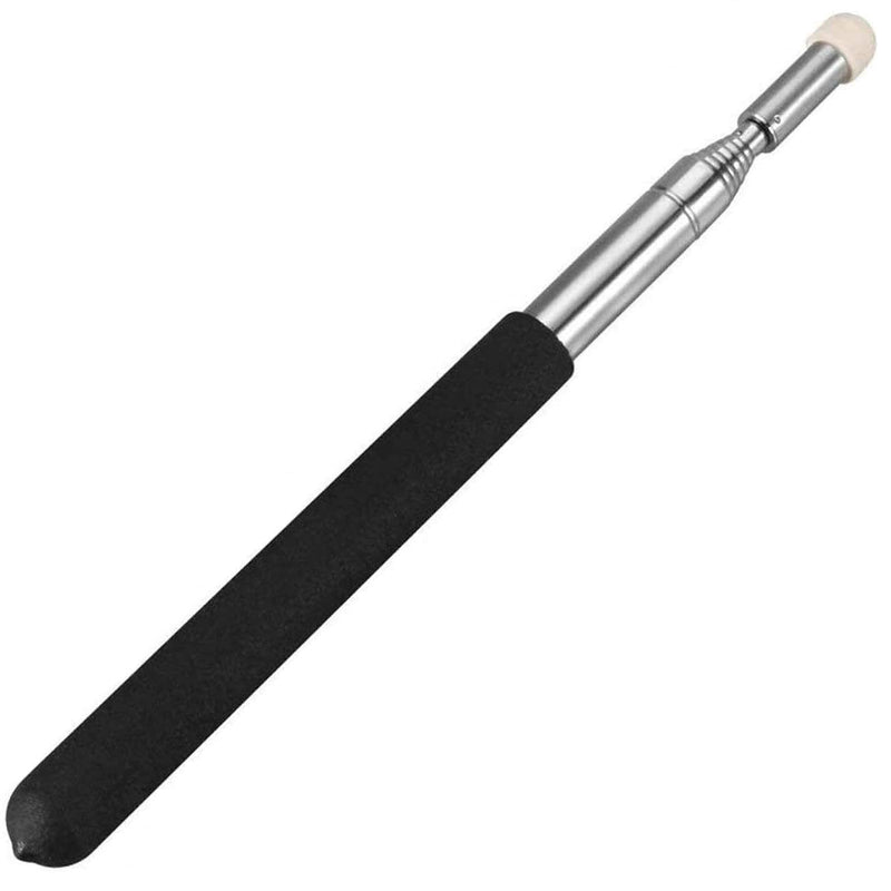 [Australia - AusPower] - Pointer Sticks,Extendable Pointer,Hand Pointer for Classroom，Classroom Pointer for Teacher，Telescopic Teacher Pointer Retractable Pointer Hand Pointer for Kids Whiteboard Pointer (Black) Black 