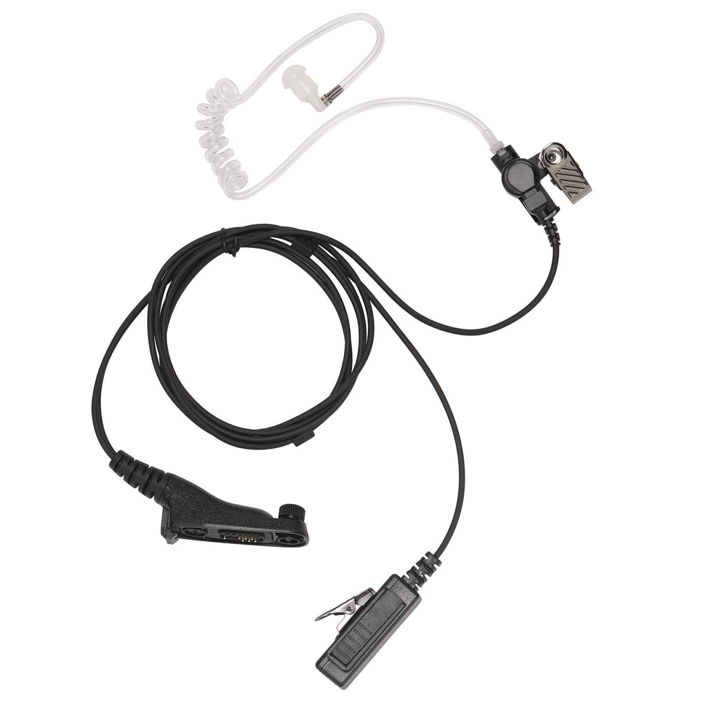 [Australia - AusPower] - Yolipar Two-Wire APX6000 XPR7550 Earpiece Surveillance Compatible with Motorola Radio APX4000 XPR7380 XPR7580 XPR7350e XPR7380e XPR7550e XPR7580e Walkie Talkie with PTT Mic Tansparent Tube Headset 