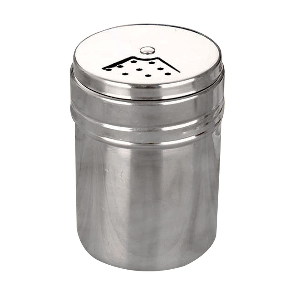 [Australia - AusPower] - Stainless Steel Spice Jars, Round Empty Spice Containers with Adjustable Shaker Lids, Spice Bottle Airtight Seasoning Bottle Containers with Top Rotatable Shaker Kitchen Gadget (2.6 inch) 2.6 inch 