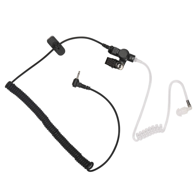 [Australia - AusPower] - Yolipar 2.5mm Surveillance Single-Wire Listen Only Earpiece Walkie Talkie with Covert Tansparent Acoustic Tube Headset for Speaker mic 