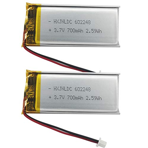 [Australia - AusPower] - 602248 3.7v Battery 700mAh for Sena SMH10 SMH10R SMH10D SMH10-11 SR10 Bluetooth Headset Battery Replacement fits Motorcycles Bluetooth Headset Intercom Built-in Battery 2PACK 