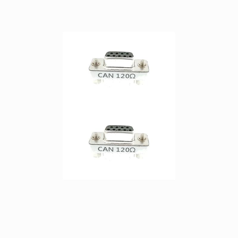 [Australia - AusPower] - BUELEC CAN DB9 120ohm,CAN Bus Terminal Resistance,DB9 Female to Male Connector with Accuracy of one Thousandth 120 Ohm Resistance,high-Precision up to one Thousandth (CANDB9120ohm2PCS) 