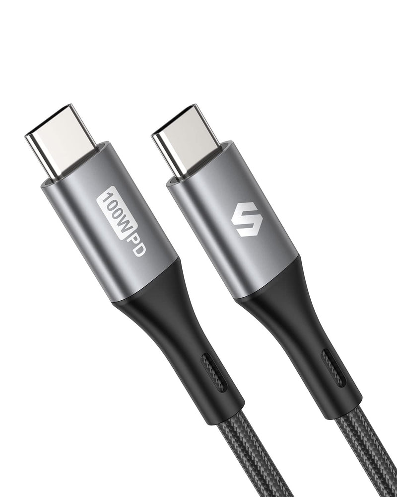 [Australia - AusPower] - USB C to USB C Cable 10ft 100W (5A 20V), Silkland Long Type C Charging Cable PD Fast Charge, USB C Cord Compatible with MacBook Pro/Air, iPad Pro 2020, XPS 15/13, Galaxy S20/Note 20, Pixel 3/4 