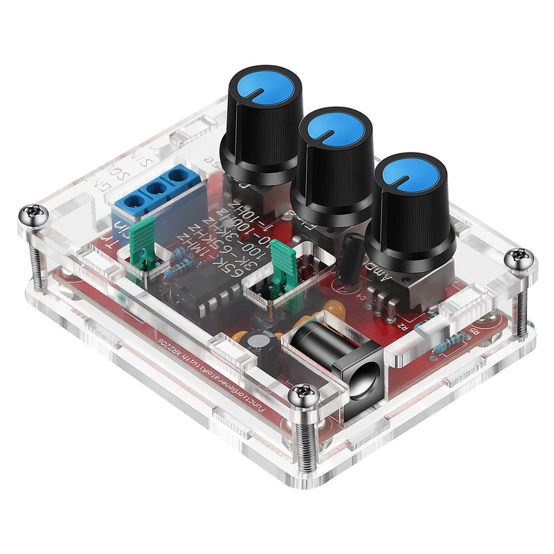 [Australia - AusPower] - Weewooday Signal Generator Kit, XR2206 Precise Function Signal Generator Frequency Module Signal Generator DIY Kit Sine Triangle Square Output Adjustable 1Hz-1MHz, 9-12V DC Input (1) 1 