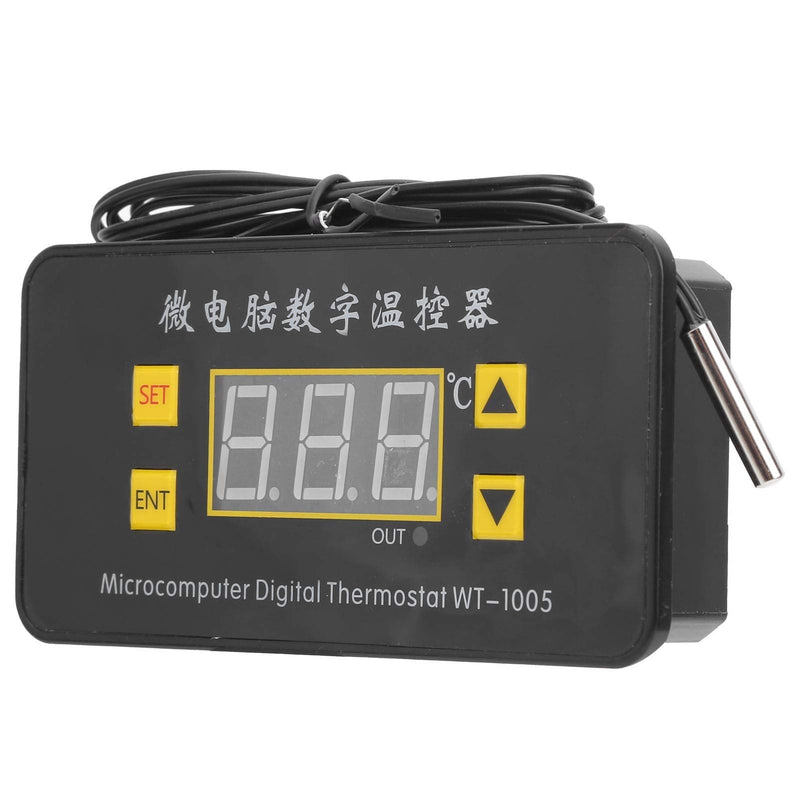 [Australia - AusPower] - PUSOKEI Digital Temperature Controller, 110‑220V ‑55~120℃ Waterproof High Accuracy Thermostat Controller for Incubation Equipment Chassis air Conditioning System WT‑1005 