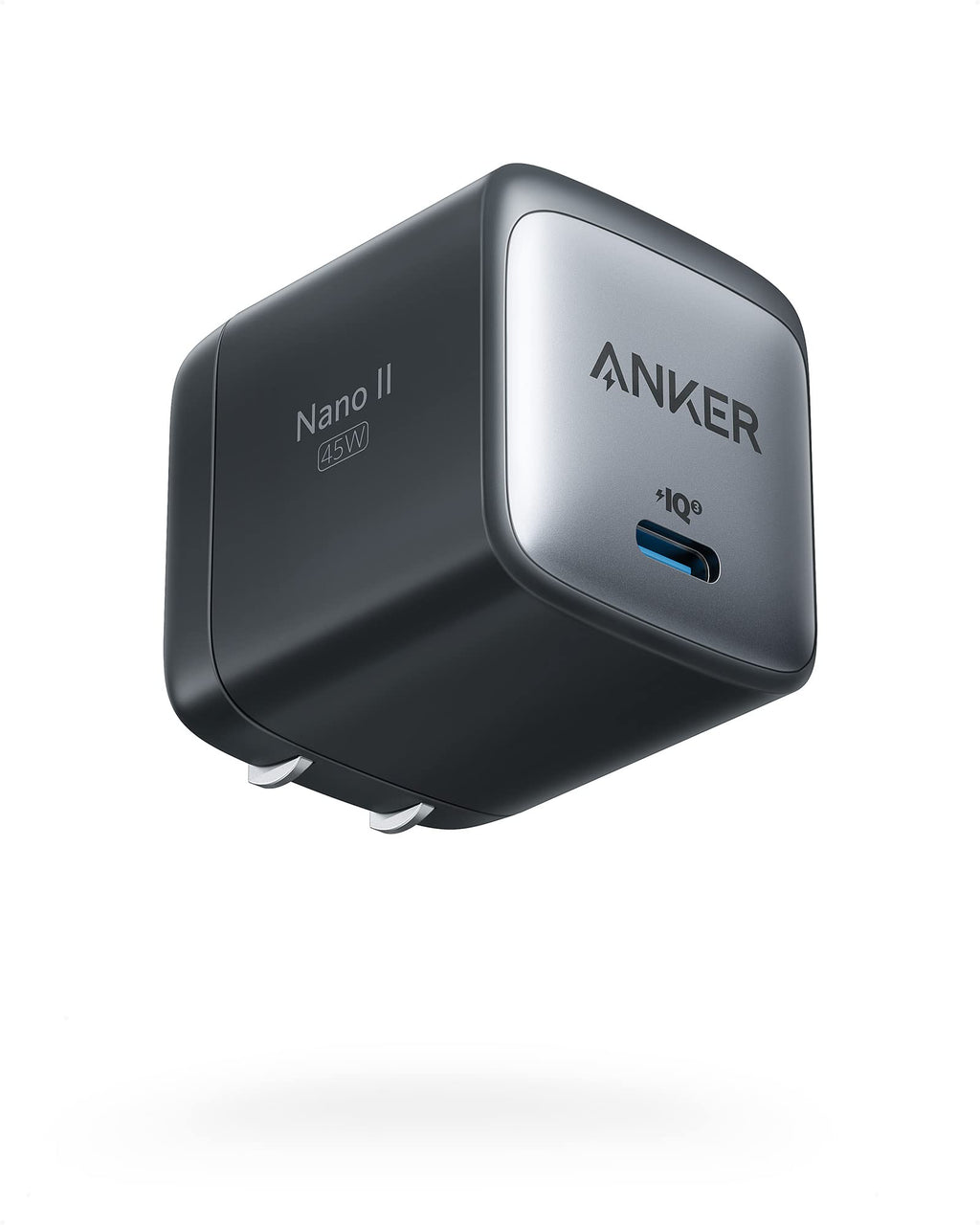 [Australia - AusPower] - Anker USB C Charger, 713 Charger (Nano II 45W), GaN II PPS Fast Compact Foldable Charger for MacBook Pro 13, Galaxy S22/S22+/S22 Ultra/S21, Note 20/10, iPhone 13/Pro/Pro Max, iPad Pro, Pixel, and More 