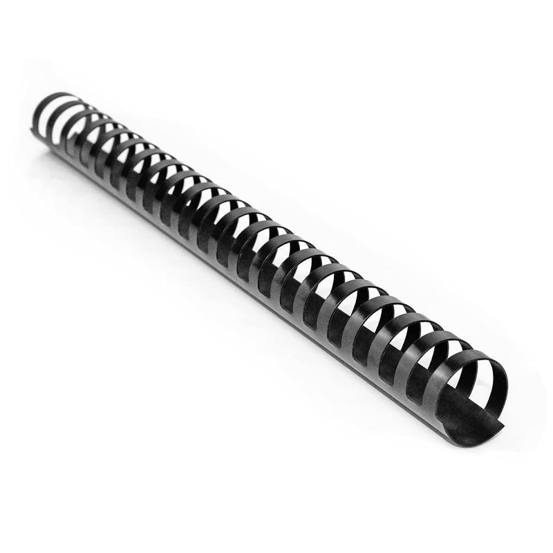 [Australia - AusPower] - HOUYEE 100 Pack 19 Ring Plastic Binding Comb,9/16 Inch Diameter,105 Sheet Capacity,Letter Size Black Binding Comb Spines 9/16"(14mm) 