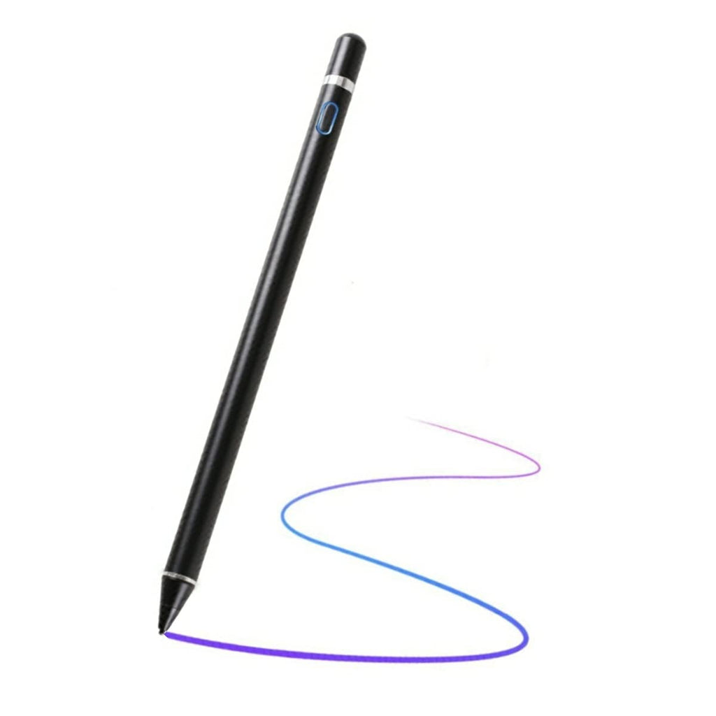 [Australia - AusPower] - Stylus Pens for Touch Screens, Active Digital Pencil Compatible with iPad/iPad Pro/Air/Mini/iPhone/Other Tablet Drawing&Writing (Black) Black 