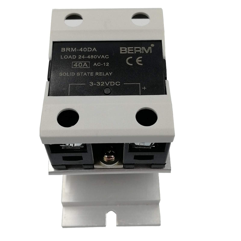 [Australia - AusPower] - SSR-40DA 40A Solid State Relay Input 3-32V DC Output 24-480V AC (SSR-40 DA) BERM-40DA 