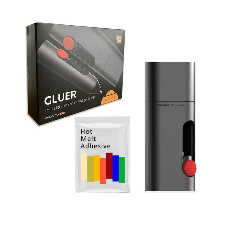 [Australia - AusPower] - Wowstick Mini Hot Melt Glue Pen, 2000mAh Cordless Portable DIY Tool Hot Melt Gun, Gluer Plus Version 