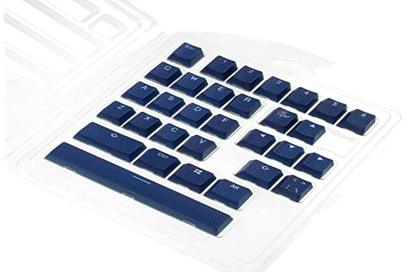 [Australia - AusPower] - Ducky Keycaps 31 Set of Rubber Double Shot Backlit for Keyboards or MX Compatible - 31 Keycap Set - Navy 