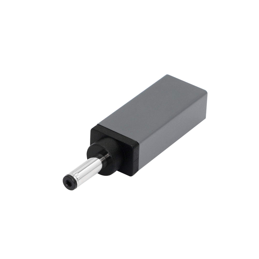 [Australia - AusPower] - CERRXIAN 100W PD USB Type C Female Input to DC 4.0mm x 1.35mm Power Charging Adapter for Asus ZenBook UX330 UX330U UX360 UX360C UX305 UX305C Q302L Q304U (100w-40135a) (Grey) Grey 