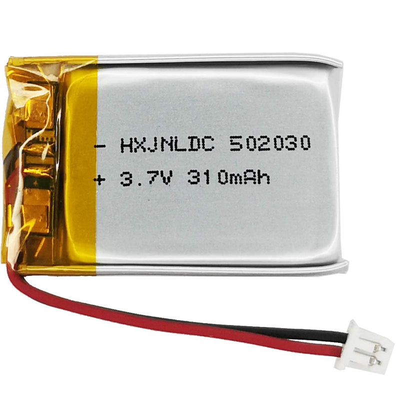 [Australia - AusPower] - 3.7V 310mah 502030 Battery for VXI BlueParrott B250-XT Bluetooth Headset Battery Replacement dashcam Nextbase Dash cam 402G 412GW 512G Cobra 840 Keychain cam 808 Small Camera C3,C11 16 1 